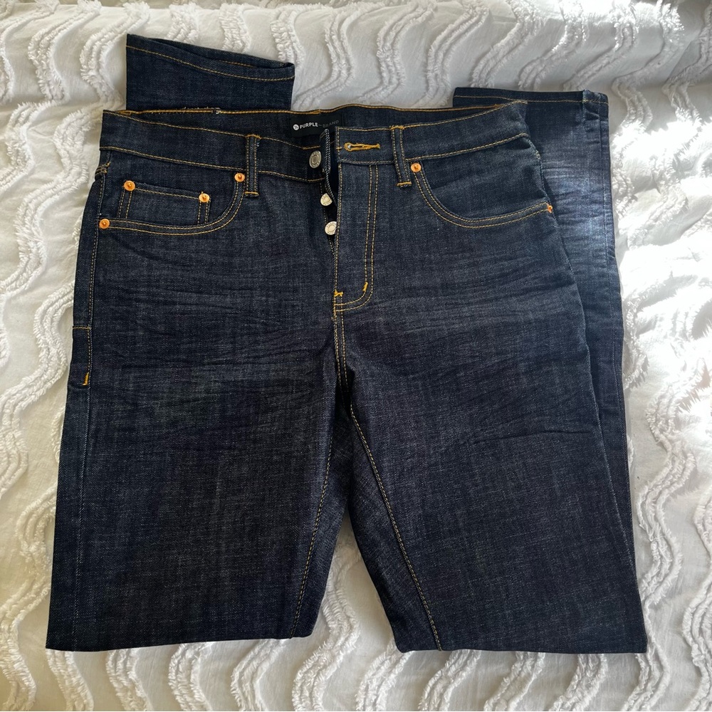 Purple men's jeans size 32 brand new
